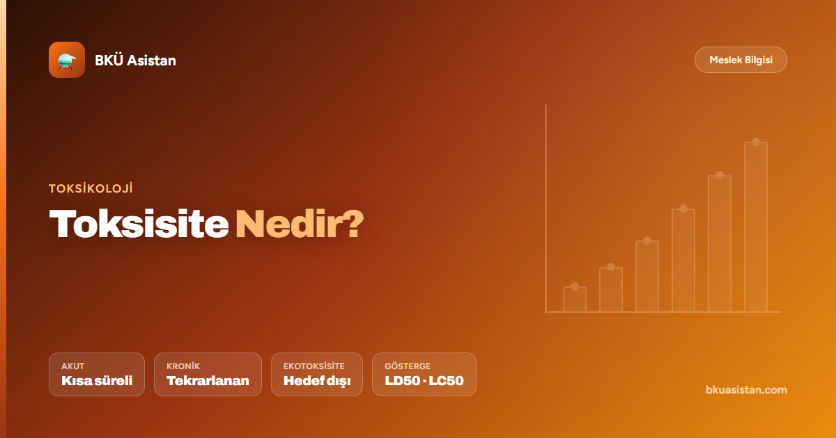 Toksisite, akut ve kronik toksisite kavramları kapak görseli