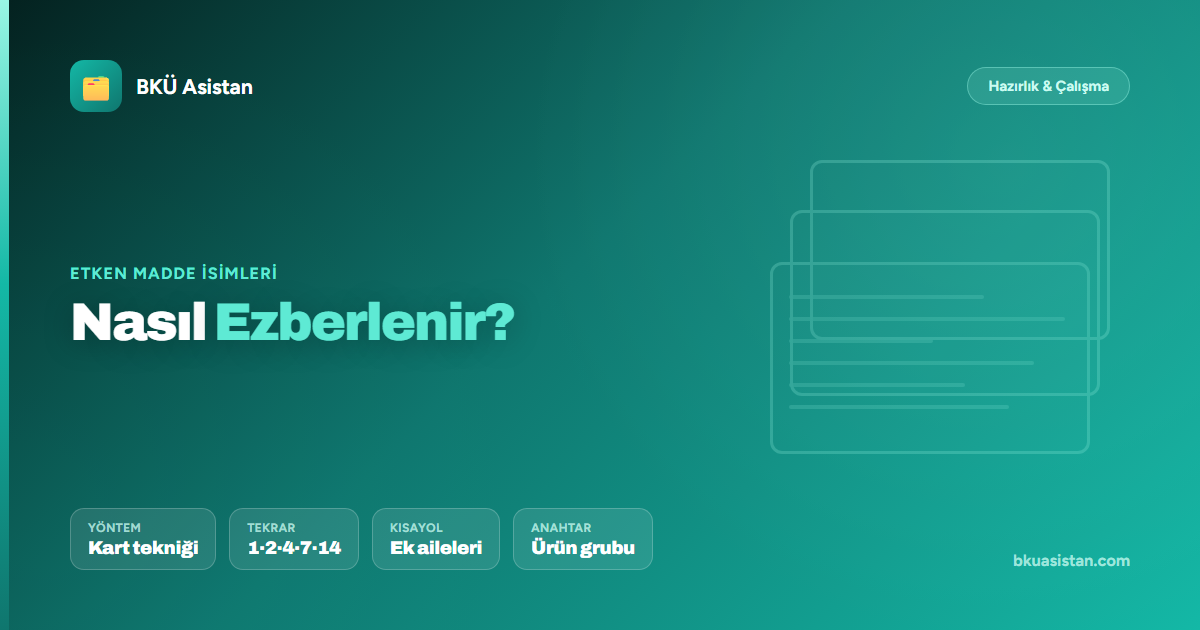 Latince etken madde isimleri ezberleme yöntemleri kapak görseli